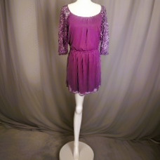Women's Chiffon Gowns 3/4 Length Sleeve Mother of The Bride Dresses Lace Formal Evening Dress