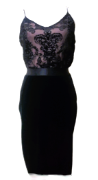 Women's Xhilaration Black Sexy Suede Sparkly waist band Party Club Dress Spaghetti Straps Wrap V-Neck Bodycon Dress