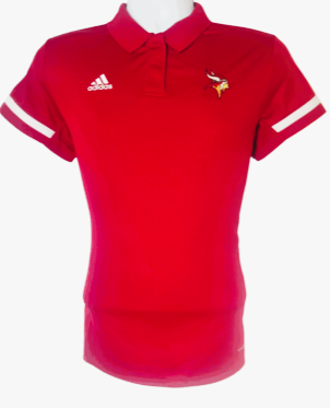 adidas Male Team Polo Red Shirt Size Large