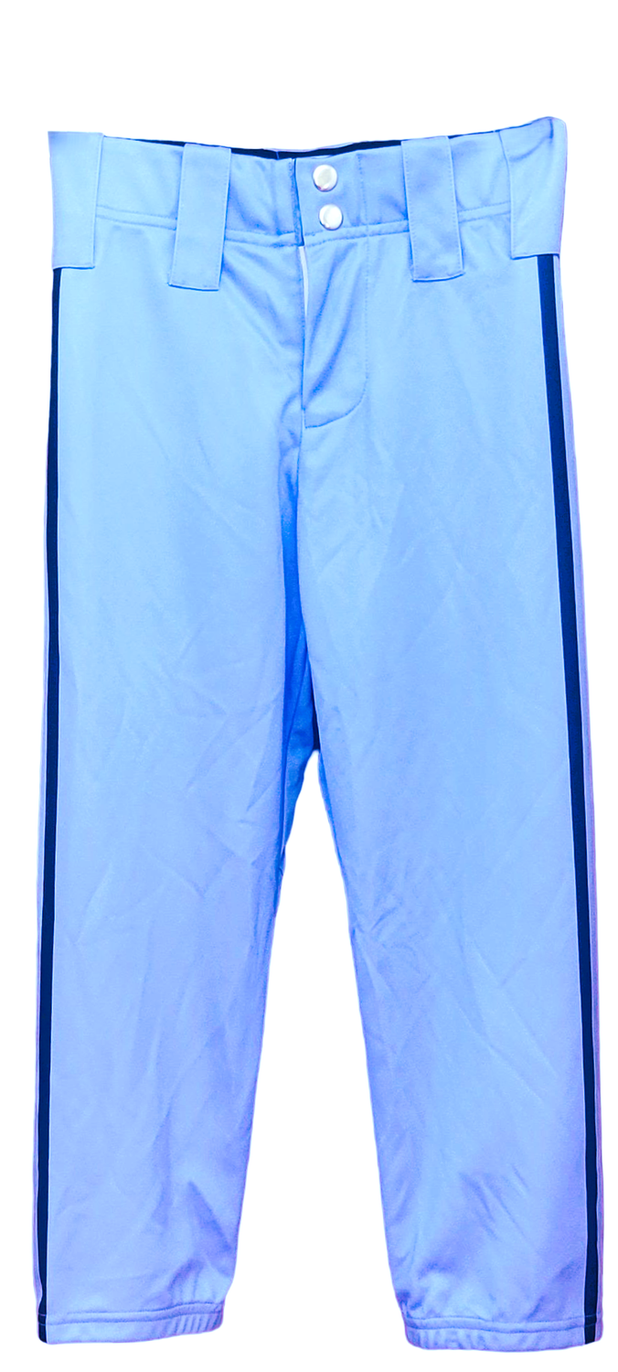 Unisex Ice Softball Pants Kids' Youth Baseball Pant Belted Low Rise Fastpitch Pants with Pockets