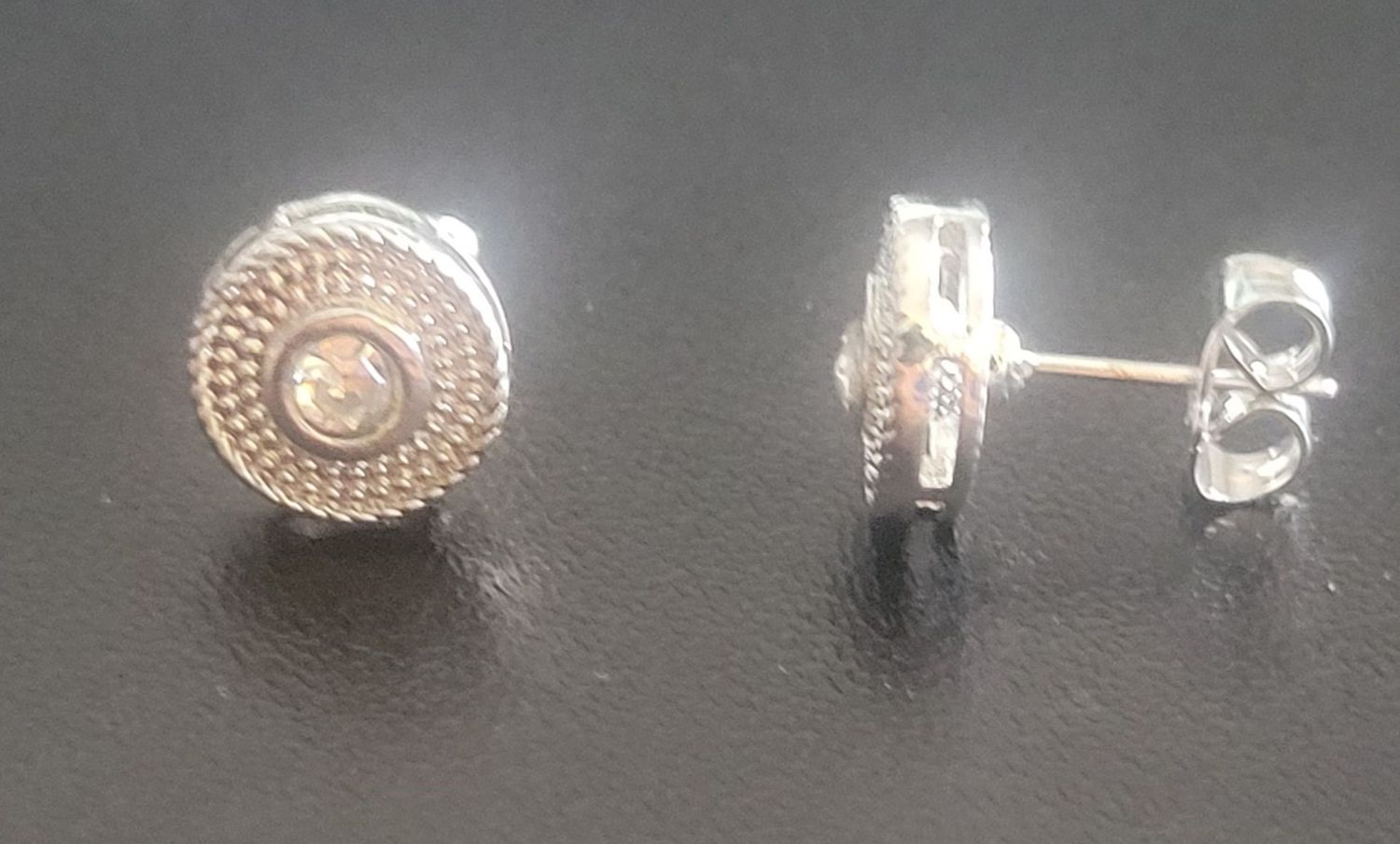 14K Gold Plated Sterling Silver Post Stud Earrings for Women Gold Earrings for Women