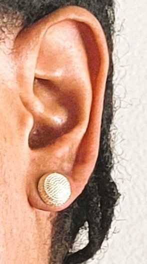 18K Gold Plated Sterling Silver Stud Earrings Studs Hypoallergenic Jewelry