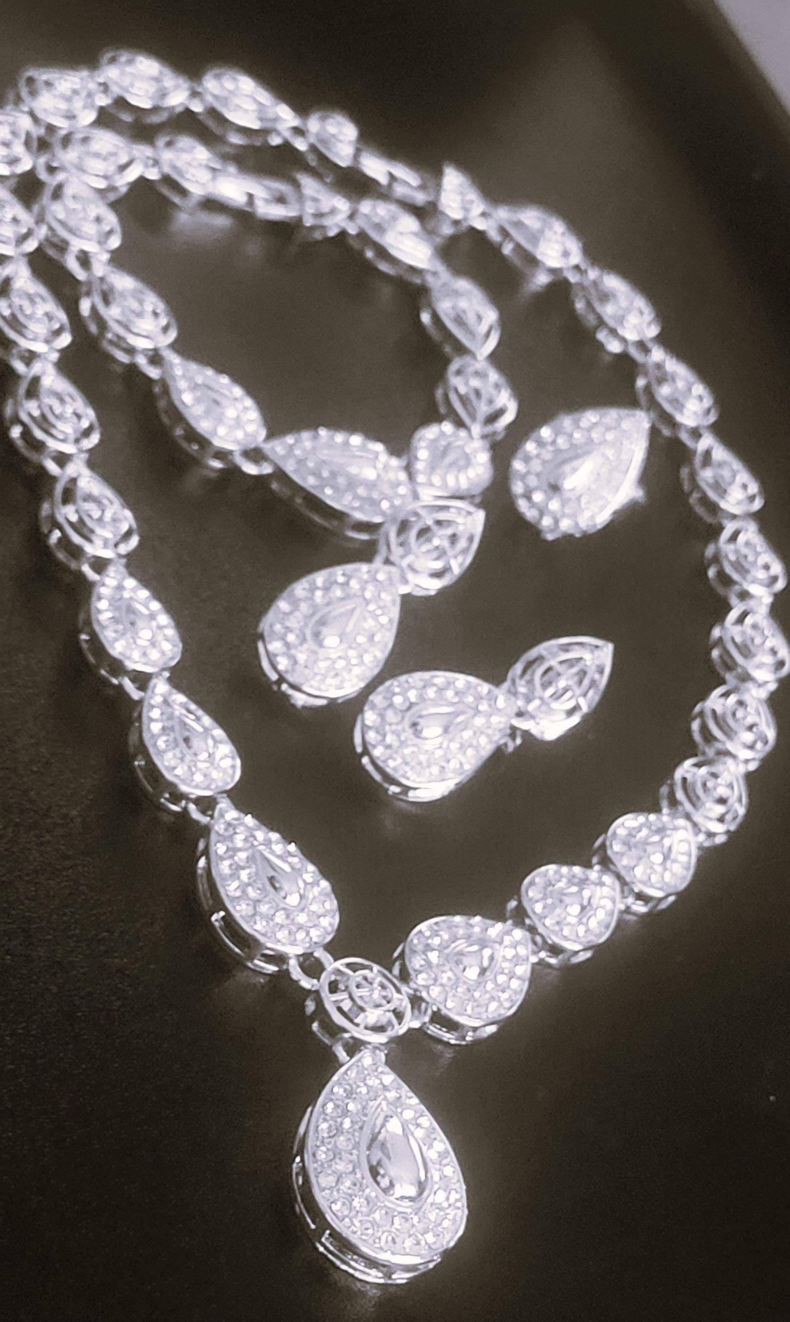 Fashion Women Bee Fly Silver Jewelry Set Moissanite Diamond 18K Silver Wholesales Cheap Bridal Jewelry Set