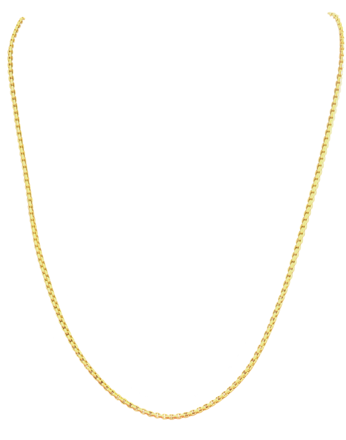 Roller Necklace Set Man Jewelry Silver Women Neck Stainless Steel Wallet Chain Square Pearl Chain Jewelry 3MM 17 inches long