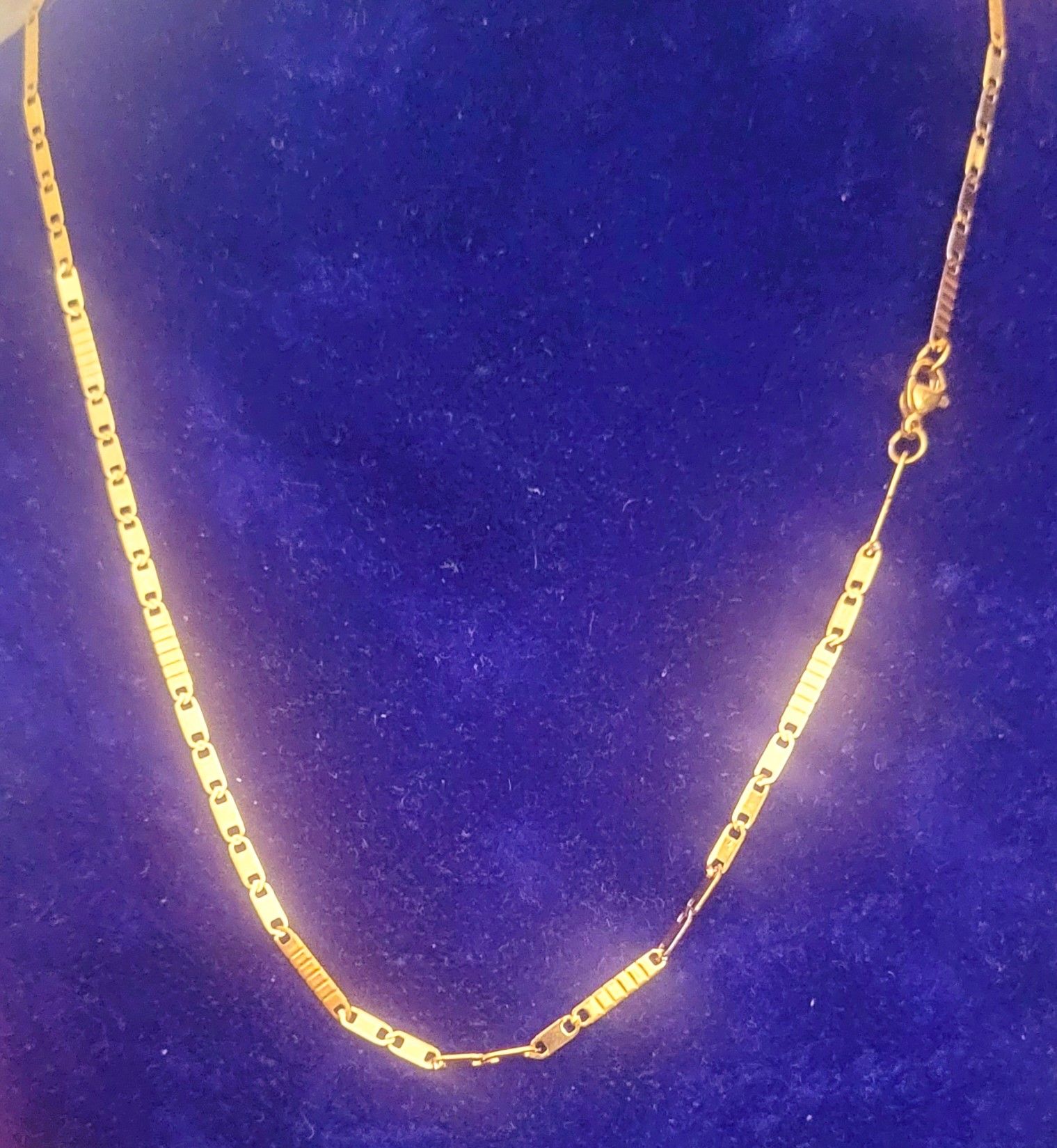 10k Yellow Solid Gold Mirror Box Chain Necklace, 2mm