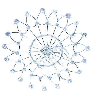 Luxury Star Crystal Bride Wedding Hair Comb Silver Rhinestones Hair Clip Bridal Side Combs Hair Piece Headpiece Hair Accessories for Women and Girls (A Silver) 5.2 Luxury Star Crystal Bride Wedding Hair Comb Silver Rhinestones Hair Clip Bridal Side Combs Hair Piece Headpiece Hair Accessories for Women and Girls (A Silver) 5.2"*5.2"