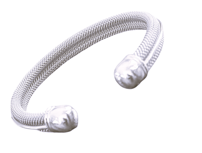 Bracelet Cuff Silver Bangle Cable Twisted Ring Fashion Adjustable Stainless Steel Twisted Cable Ring Bracelet Jewelry