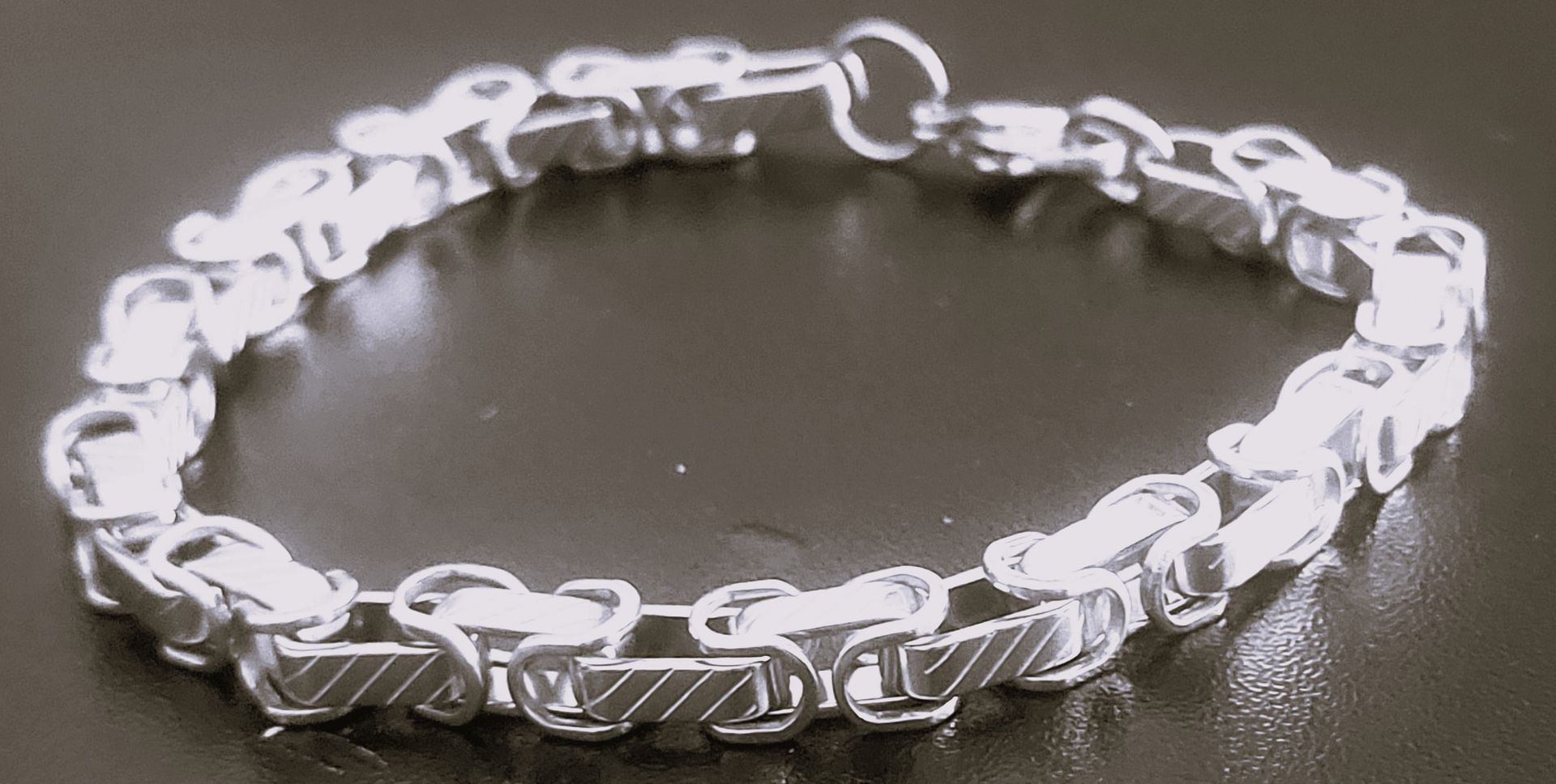 Custom punk 18k Gold silver Sterling Chunky Twisted Oval-Link Wide Cuban Curb Link chain Bracelet bangle jewelry men women