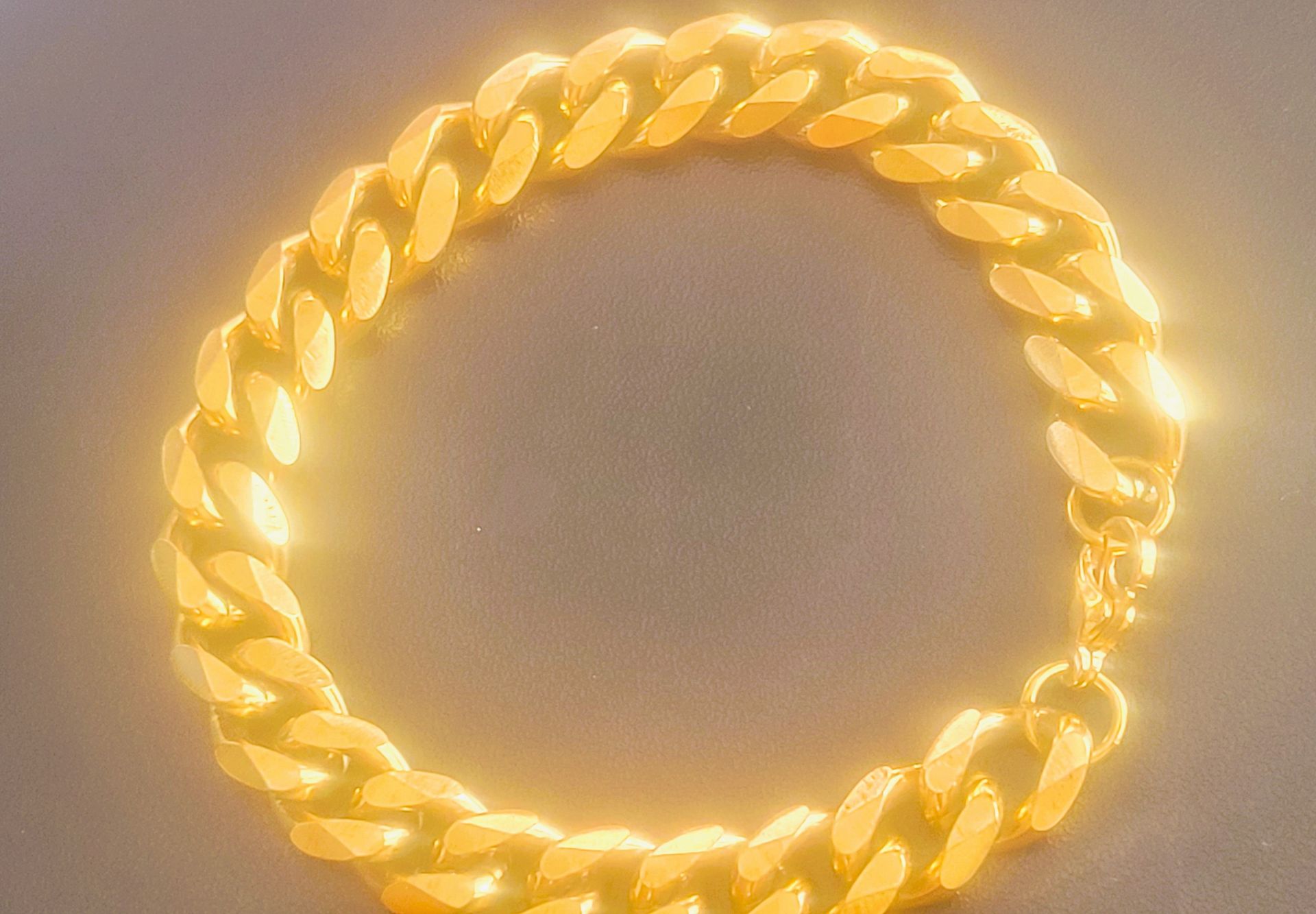 14K Gold Plated Curb Paperclip Box Sphere Bead Snake Herringbone and Figaro Chain Adjustable bracelets 10 - 11 MM jewelry necklace