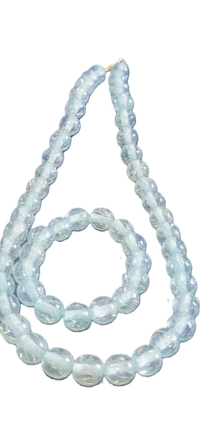 Healing Genuine Natural Ocean Green Aventurine Smooth Round 8MM-10 MM Beads Necklace | Aventurine Necklace and bracelet Beaded Green Bead Necklace | Birthday Gift-Jewelry