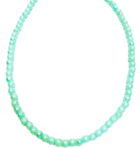 Green Simulated Shell Pearl Necklace Strand | Pearl Choker Necklace
