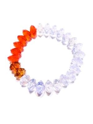 blue, red & Brown Natural Gemstone Bracelet 7.5 In Stretch Gems Plastic Stones 10-12mm Round | Beads Crystals Quartz | Chakra Bracelet |Y2K|Bracelets for Women Men Girls Gifts (Unisex) jewelry