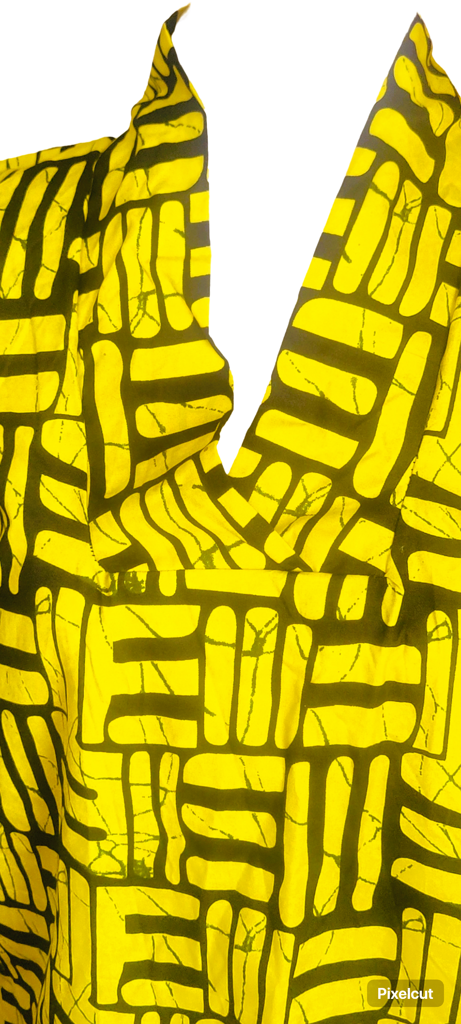 HD African Print Boubou Dress for Woman with Pocket Kaftan Casual Gown Half Sleeves