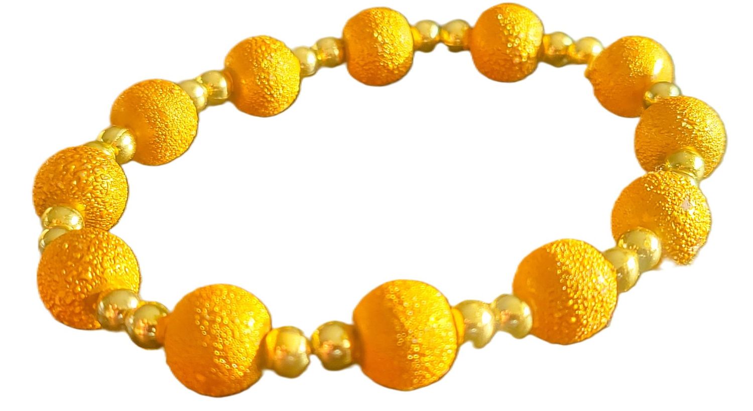 Matte Beaded Stretch Bracelet Unisex