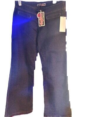 Younique DG2 Women's Jeans Pant Trouser 4 pocket Stretchy Bootcut jeans Size 11W