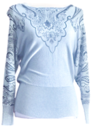 Alfani Grey Glitter Sweatshirts for Women Crewneck Color Block Sweaters Long Sleeve Tunic Tops