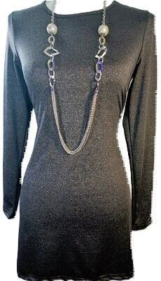 Women Tunic Tops Comfy Loose Long Sleeve Tops  Blouses  XS  US 4-6
