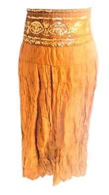 INC Petite Womens Gold High Waist Sparkle Skirt Party Cocktail Pleated Skirt Swing Skirt Size 4 petite