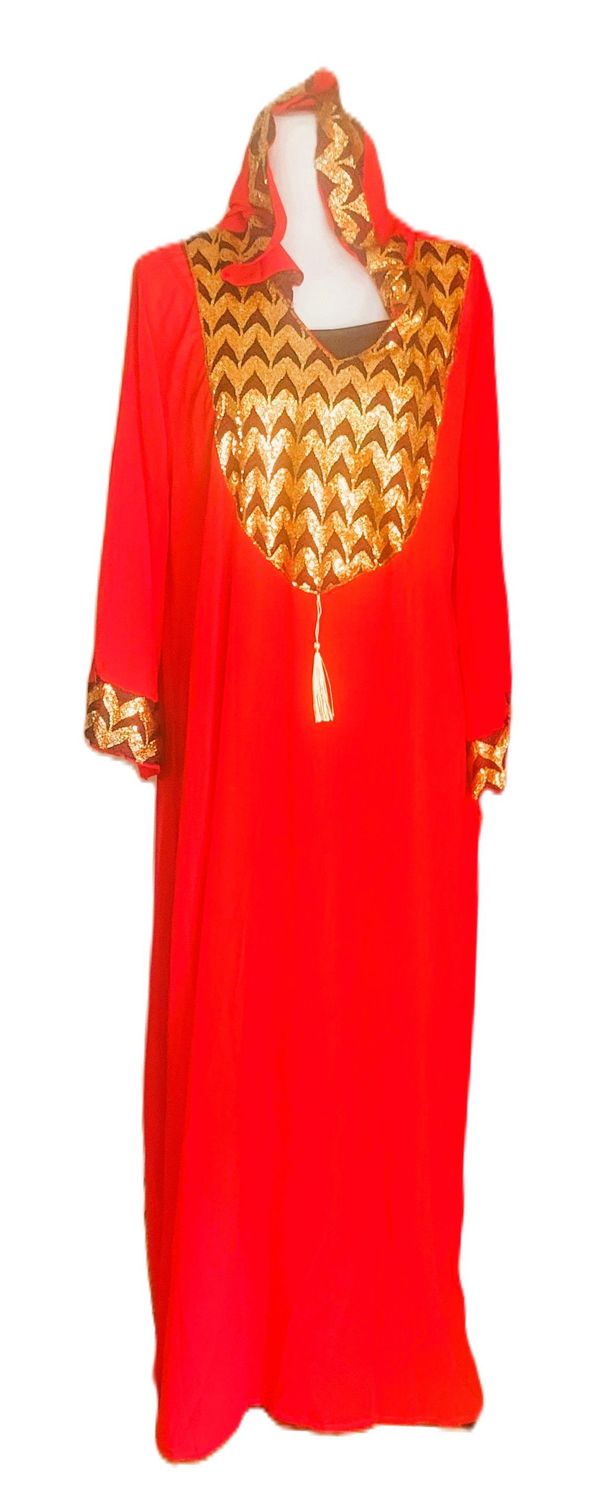 Kaftan Maxi Dress Evening Gowns Evening Dresses Takshita Wear Wedding Dress Red Abaya Cocktail Dress Gown Hooded with Inner gown