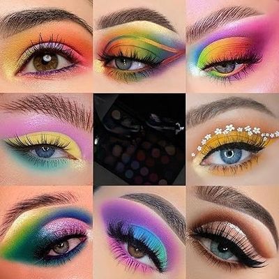 Highly Pigmented Eye Makeup Palette, Matte Shimmer Metallic Eyeshadow Pallet Long Lasting Blendable Natural 18 Colors Make Up Eye Shadows Cosmetics Gift Kit Highly Pigmented Eye Makeup Palette, Matte Shimmer Metallic Eyeshadow Pallet Long Lasting Blendable Natural 18 Colors Make Up Eye Shadows Cosmetics Gift Kit