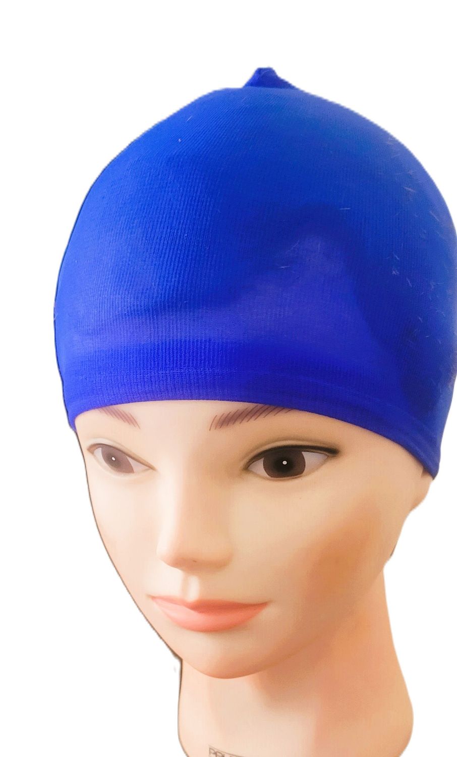 Wig Caps, 2pcs Blue Stocking Caps For Wigs Stretchy Nylon Wig Caps Wig Caps For Women Man- Color blue