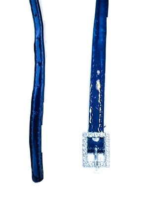 Black Cobra Skin Belts with Stones for Girls for Dress Gown jeans