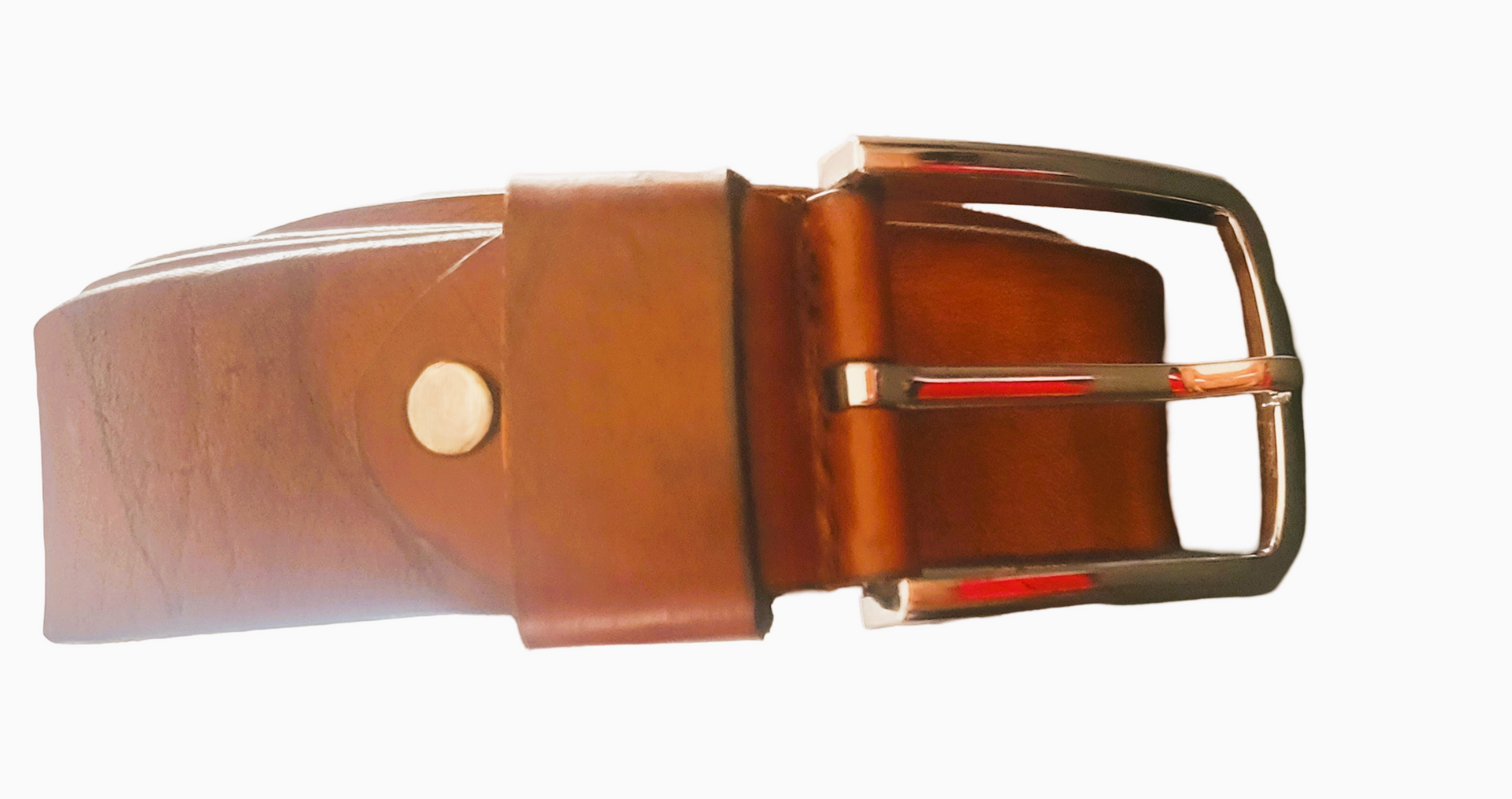 Men's Casual Leather Dress Belt for Jeans Slacks Khakis with Single Prong Buckle - Classic Fashion Design Waist Strap