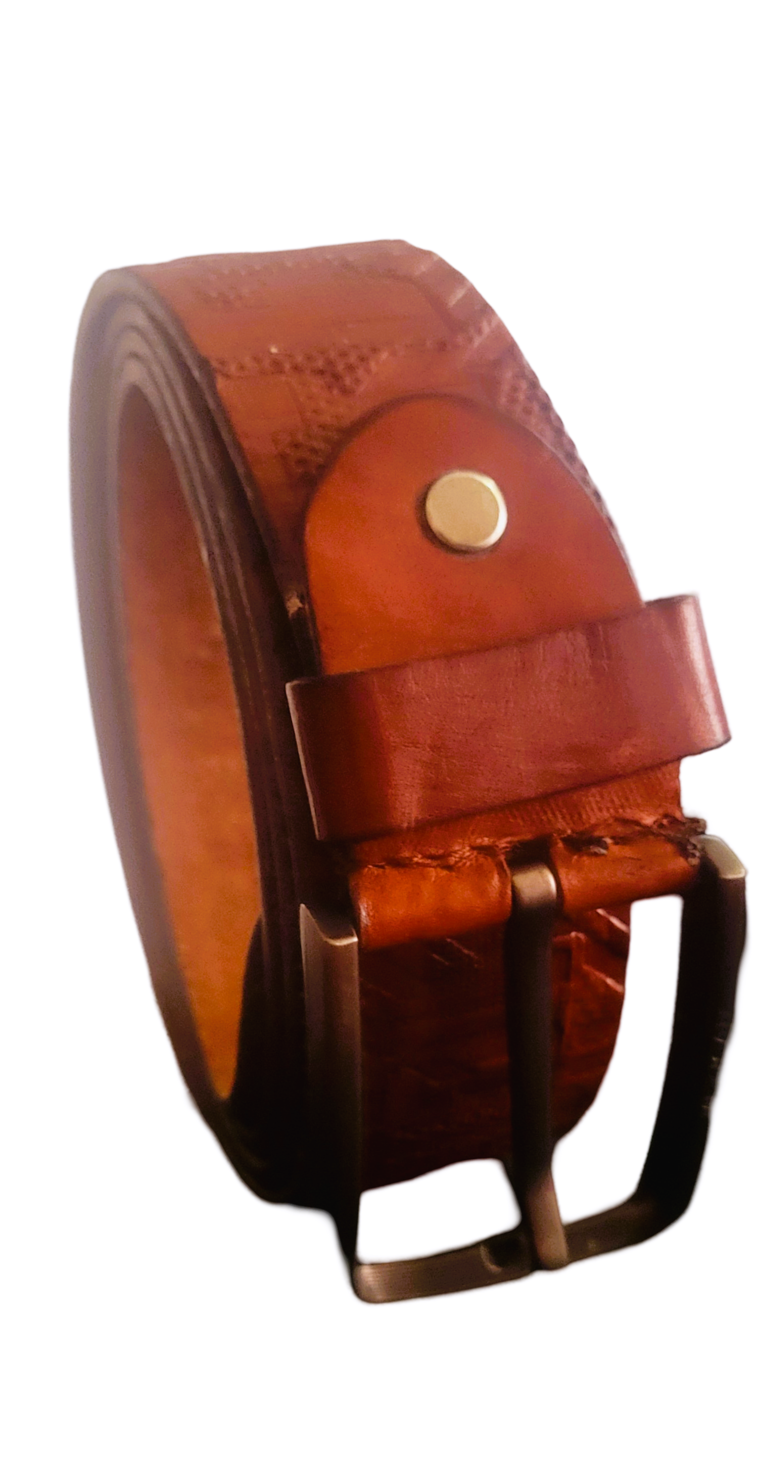 Men's Mexican Leather Dress Belt for Work Business and Casual