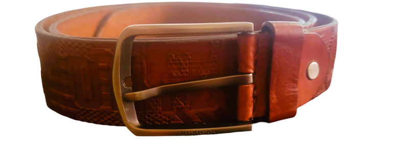 Men's Mexican Leather Dress Belt for Work Business and Casual