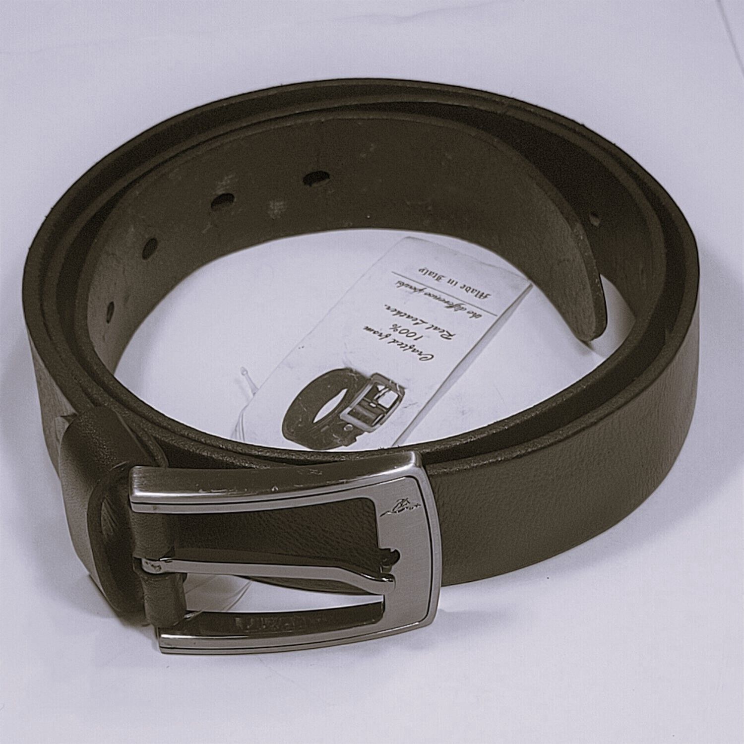 Full Grain Leather Belt,100% Italian Real Solid Leather