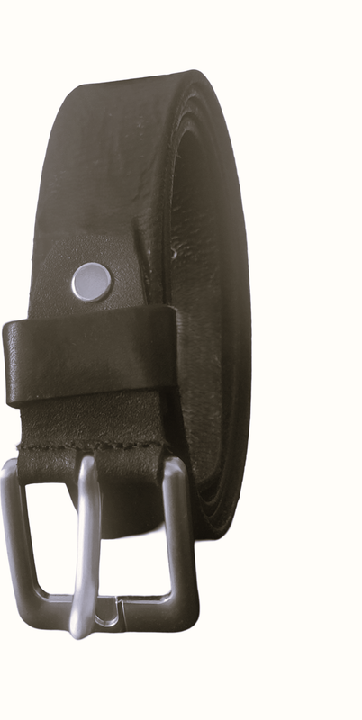 Full Grain Leather Belt,1.1" wide 100% Italian Real Solid Leather