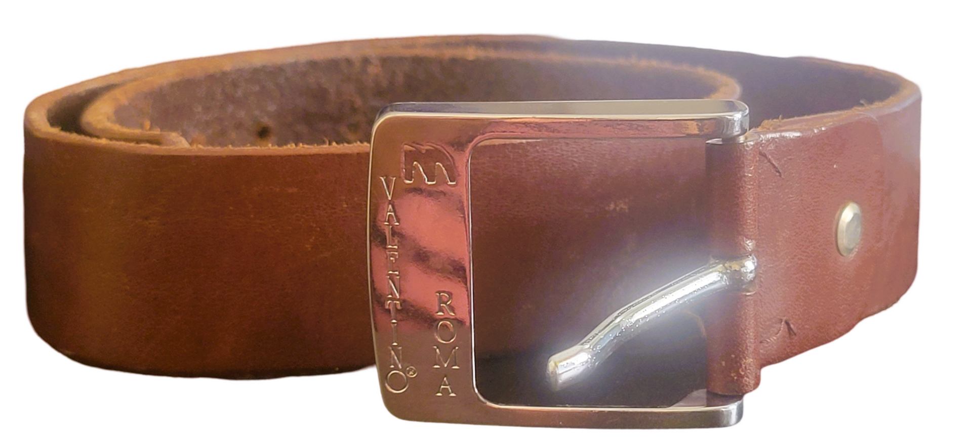 MARTINA VALENTIO ROMA Italian Leather Belt ,100% Genuine Real Solid Leather Casual Jeans Belt ART 5000