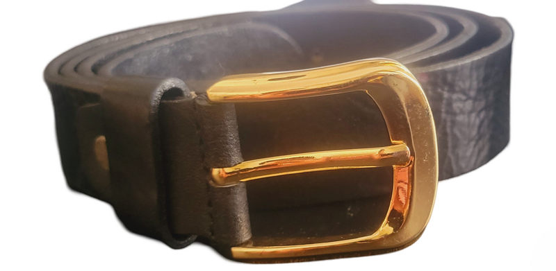 1.1" Casual Jean Belt,100% Real Solid Buffalo Leather
