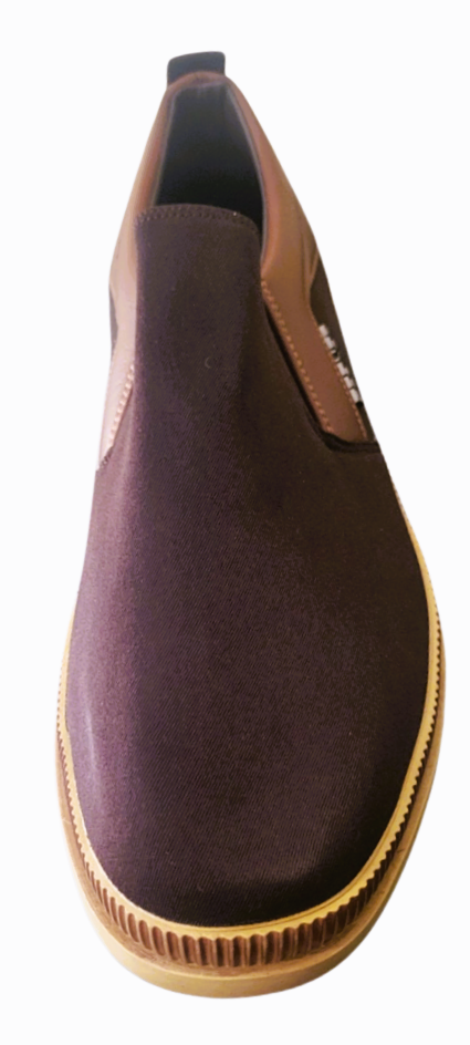 AL Geoxer Brown Men's quality Coffee leather Office Casual sneakers Shoes For Men size 43