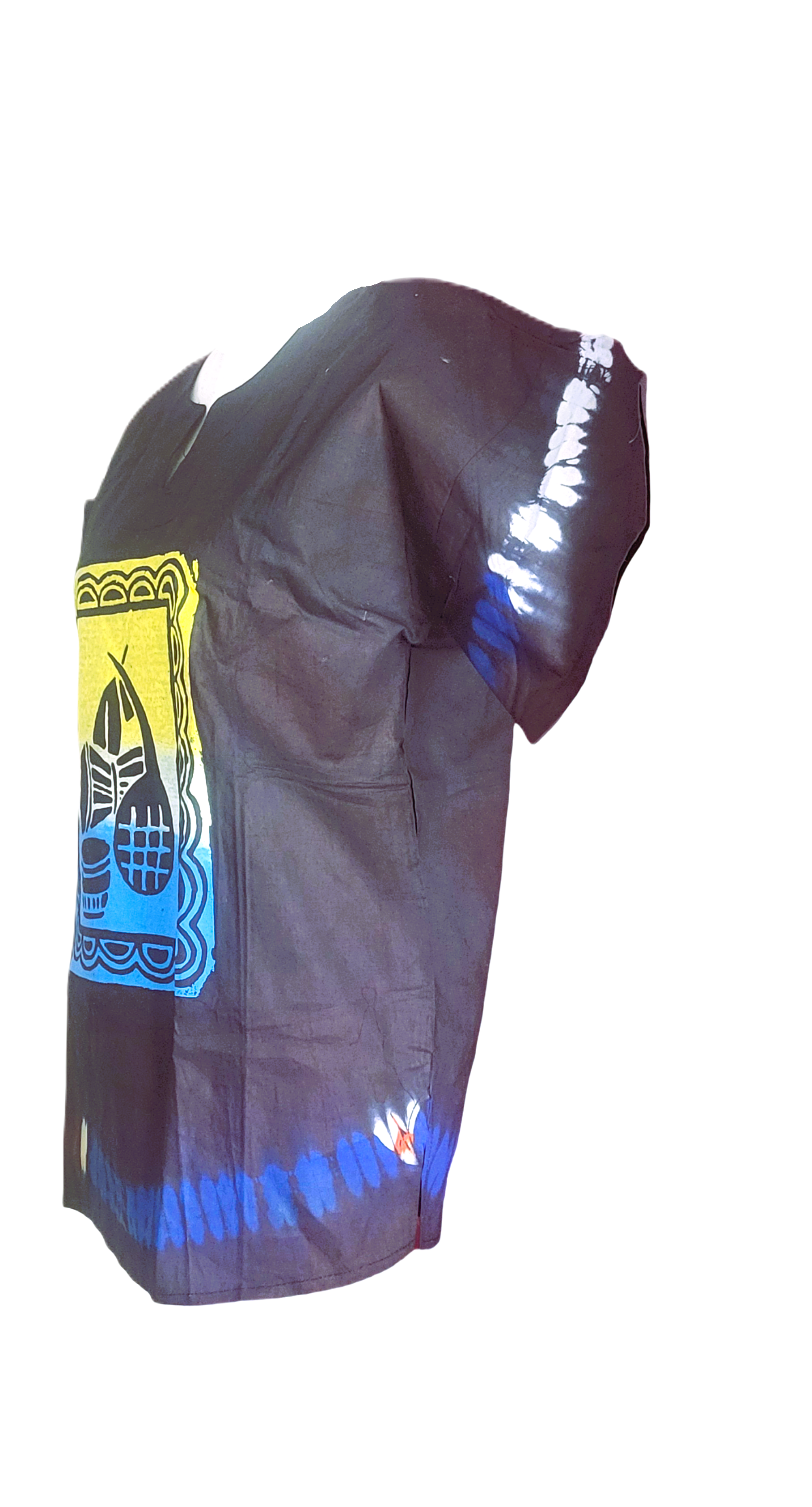 Dashiki Drumbeat Shirt Tribal African Caftan Boho Unisex Top Shirt