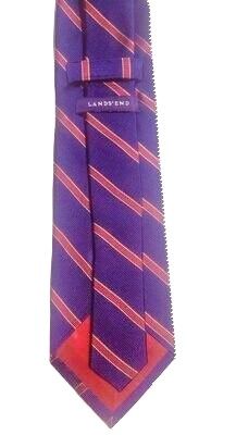 Lands' End School Uniform Men's Stripe To Be Tied Tie