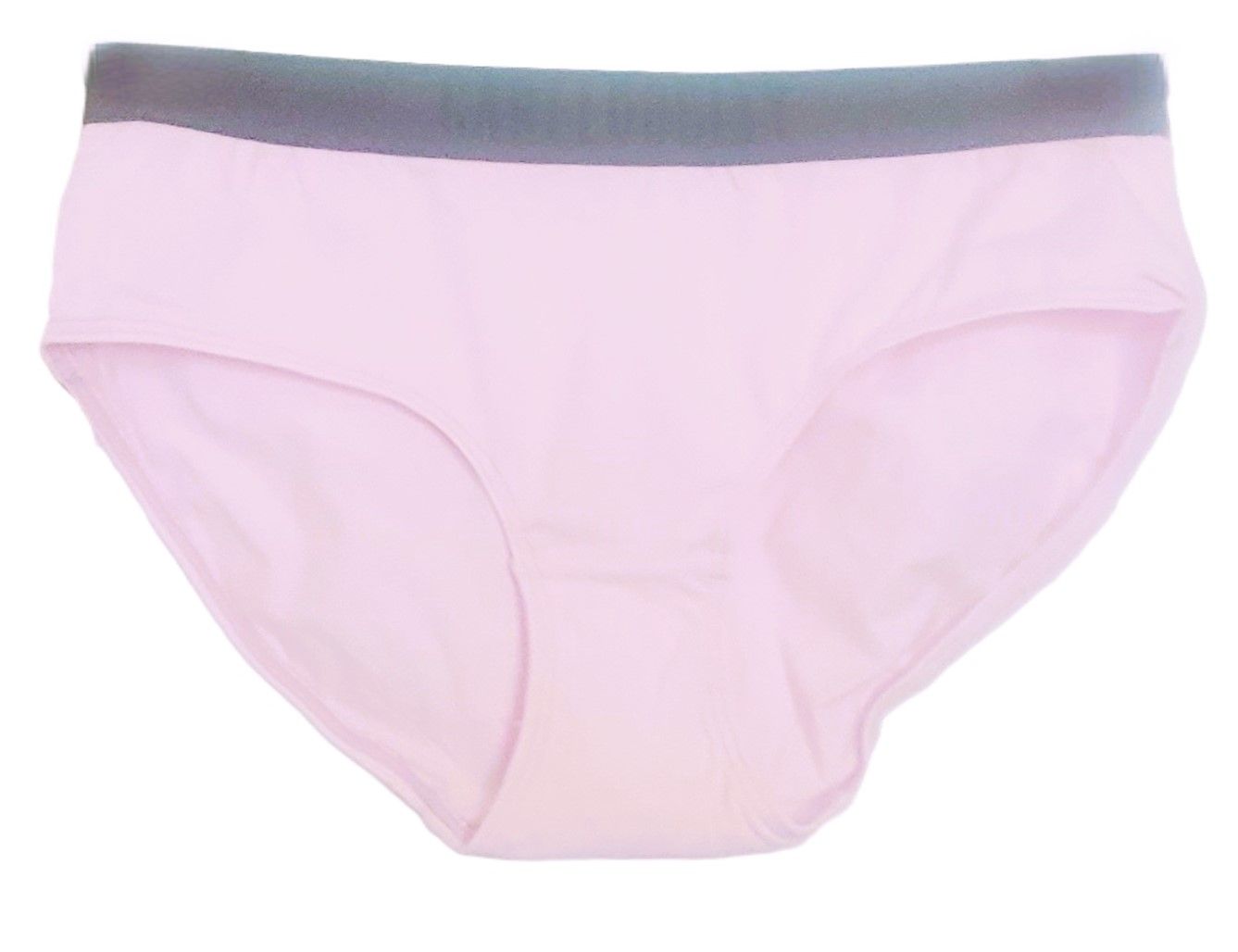 Girl's Pink Cotton Underwear Full Coverage High Waisted Stretch Briefs Soft Comfy Girls Panties