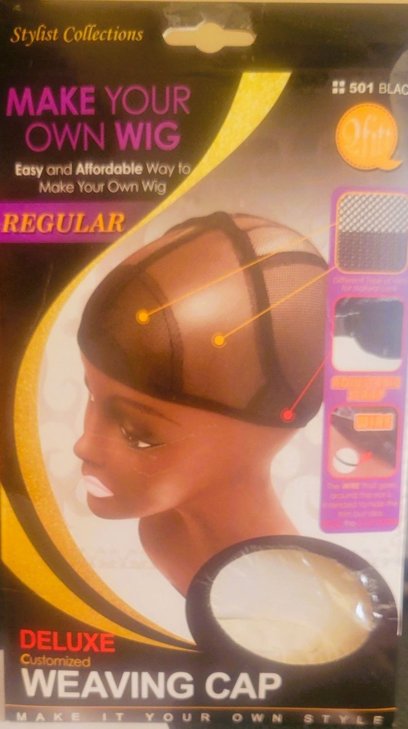 Stylist Collection Make Your Own Wig Deluxe Stretch Weaving Cap #501 Black