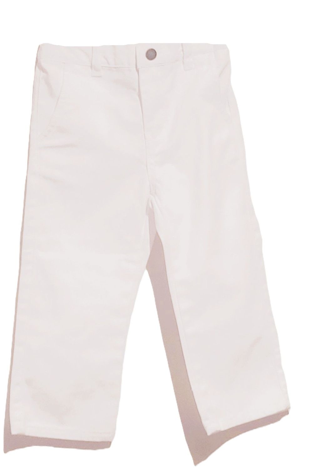 Nautica Boys' Flat Front Stretch Twill Chino Khaki Pant