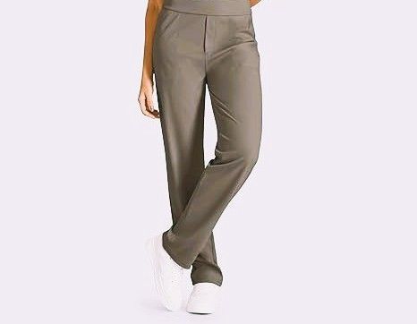 H&M Dress Pants for Women Straight Work Pants Wide Leg with 4 Pockets