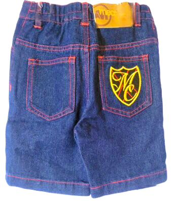 Baby Boy Mecca Jeans Shorts Zipper Waistband Blue Jean Shorts for Toddler Boys Denim Shorts