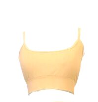 Sports Bra for Women High Impact Sexy Wirefree Padded Workout Outfits for Women 1 Piece Seamless Gym Yellow Beige. Women Bandeau Top Fitness Gym Tops Sexy Sports Bra.
Size : Large