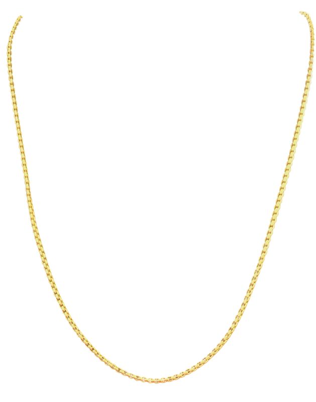 Roller Necklace Set Man Jewelry Silver Women Neck Stainless Steel Wallet Chain Square Pearl Chain Jewelry 3MM 17 inches long