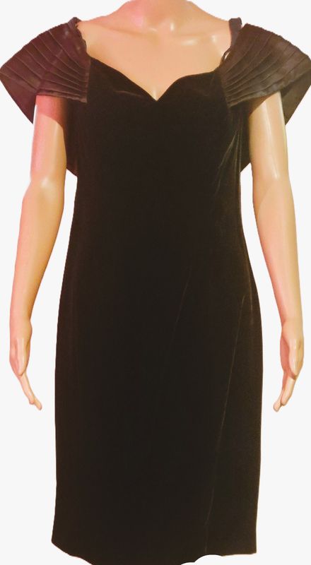 GREEN Velvet Prom Dress, Homecoming Dress