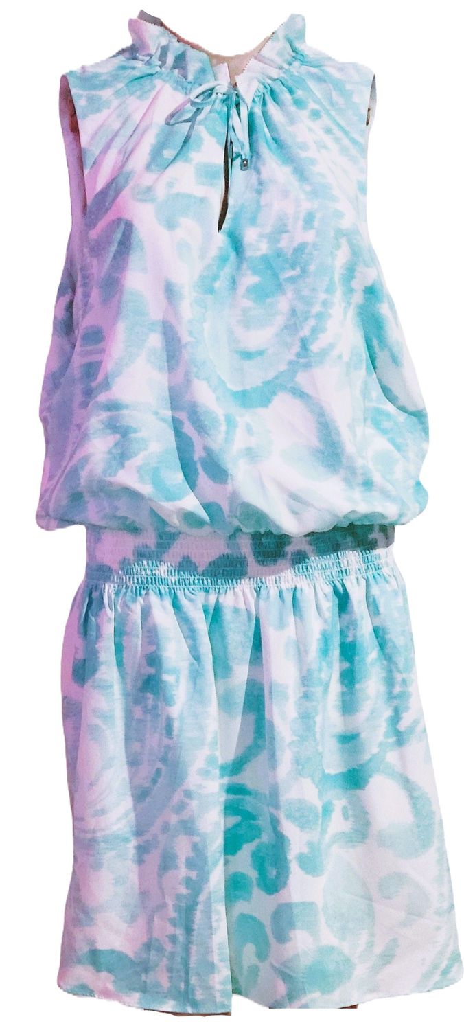 Lauren By Ralph Lauren Women's Floral Print Midi Shift Dress Green