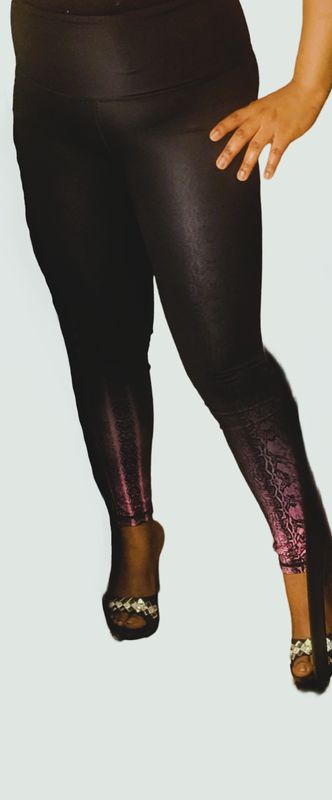 Mono B Women's Skinny Leggings - Stretch Active High Waist Tights Disco Party Club Night Out Pants