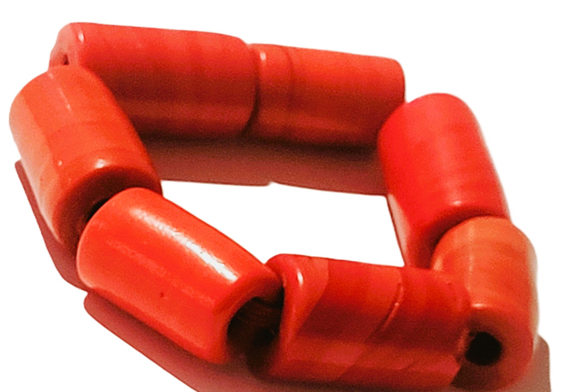 Coral- Globalgems Red Coral Natural Certified Loose Gemstone Opaque 6.90 carat faceted Fancy Cut Stone