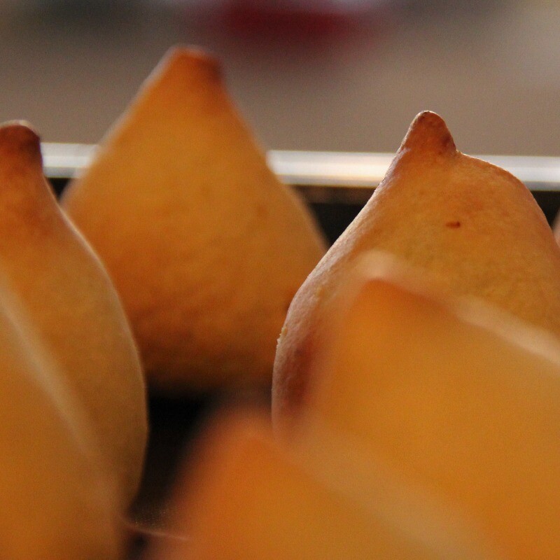 Gobi-samosa (vegaani), paistettu, 4 kpl