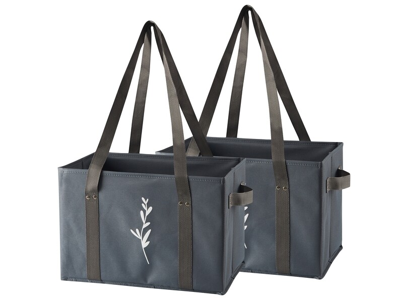 Reusable Grocery Shopping Box Bags - Baige