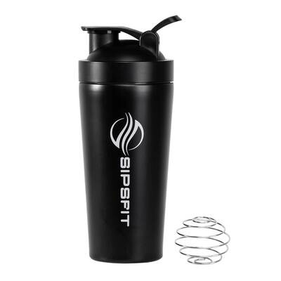 Double-Walled Stainless Steel Shaker Bottle - 600ml